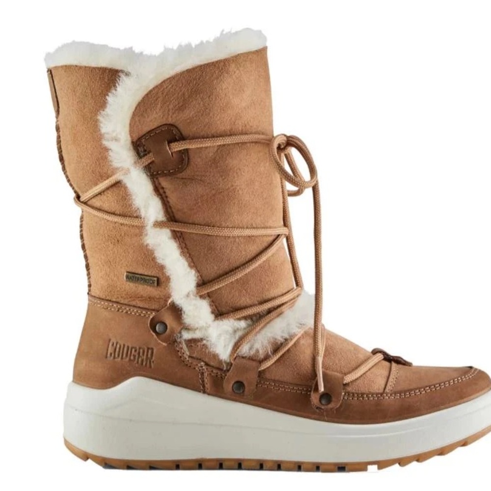 Cougar Women's Brown Waterproof Winter Boots, size 9